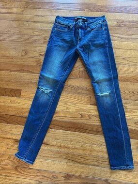 Express Blue Denim Skinny Jeans